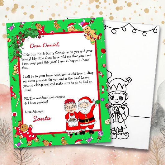 Personalisierter Brief von Santa für Kinder