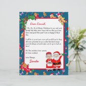 Personalisierter Brief von Santa für Kinder (Stehend Vorderseite)