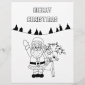 Personalisierter Brief von Santa für Kinder (Rückseite)