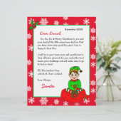 Personalisierter Brief von Santa für Kinder (Stehend Vorderseite)