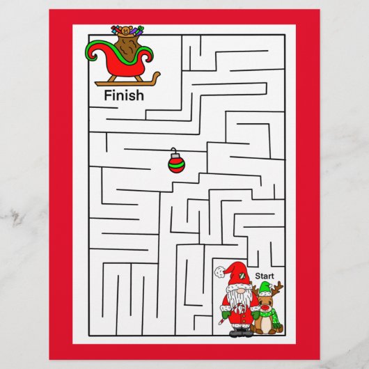 Personalisierter Brief von Santa für Kinder (Rückseite)