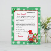 Personalisierter Brief von Santa für Kinder (Stehend Vorderseite)