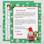 Personalisierter Brief von Santa für Kinder (Vorne/Hinten)