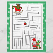 Personalisierter Brief von Santa für Kinder (Rückseite)