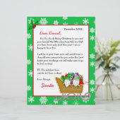 Personalisierter Brief von Santa für Kinder (Stehend Vorderseite)