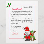 Personalisierter Brief von Santa für Kinder (Vorderseite)