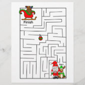 Personalisierter Brief von Santa für Kinder (Rückseite)