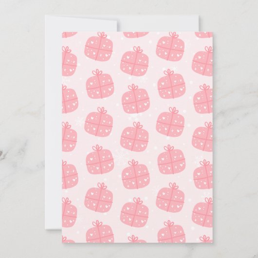 Personalisierter Brief von Santa Template Einladung (Rückseite)