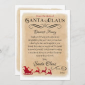 Personalisierter Brief von Weihnachtsdrucken Einladung (Vorne/Hinten)