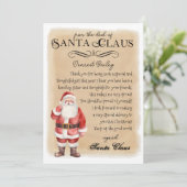 Personalisierter Brief von Weihnachtsdrucken Einladung (Stehend Vorderseite)