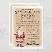 Personalisierter Brief von Weihnachtsdrucken Einladung (Vorne/Hinten)