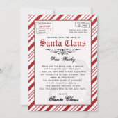 Personalisierter Brief von Weihnachtsvorlage Einladung (Vorderseite)