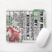 Personalisierter Brief | Zu meinem Mann Mousepad (Mit Mouse)