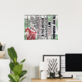 Personalisierter Brief | Zu meinem Mann Poster (Heimbüro)