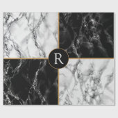 Personalisierter Briefumschlag Papier Marmorstein Geschenkpapier (Flach)