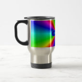Personalisierter Bright-Regenbogen Reisebecher (Links)