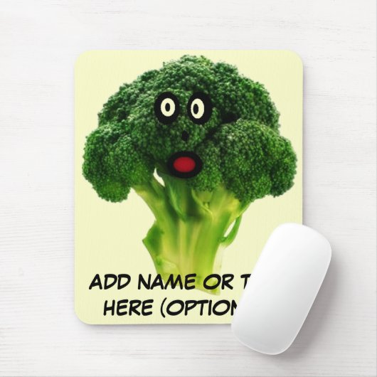 Personalisierter Broccoli-Cartoon Mousepad (Mit Mouse)