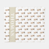 Personalisierter Brussels Griffon Fleecedecke (Vorderseite (Horizontal))