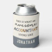 Personalisierter Buchhalter — Funny Phantastisch A Dosenkühler (Kanne Vorderseite)