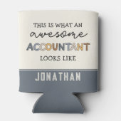 Personalisierter Buchhalter — Funny Phantastisch A Dosenkühler (Rückseite)