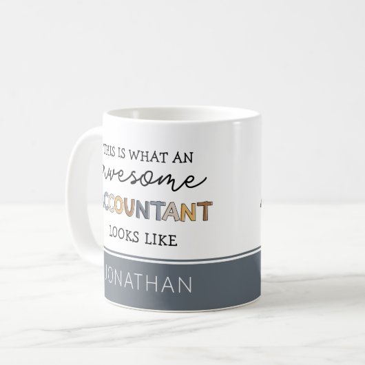 Personalisierter Buchhalter — Funny Phantastisch A Kaffeetasse (Vorderseite Links)