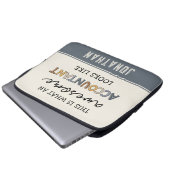 Personalisierter Buchhalter — Funny Phantastisch A Laptopschutzhülle (Vorne Knopf)