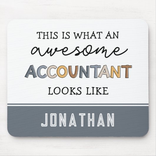 Personalisierter Buchhalter — Funny Phantastisch A Mousepad (Vorne)