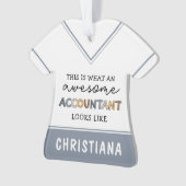 Personalisierter Buchhalter — Funny Phantastisch A Ornament (Vorderseite)