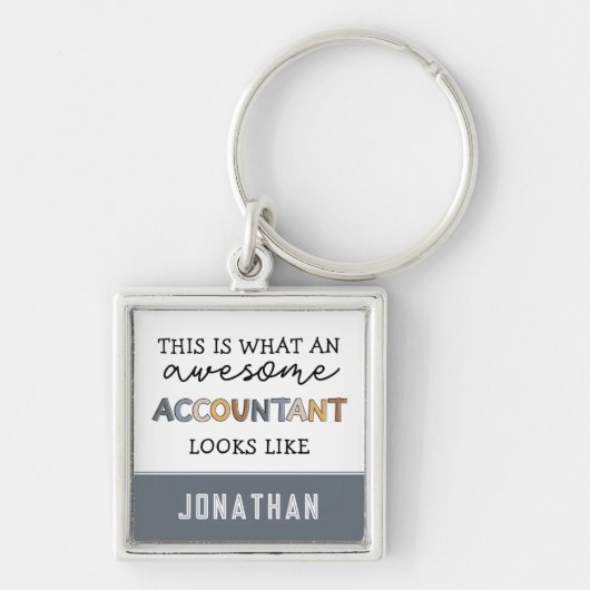 Personalisierter Buchhalter — Funny Phantastisch A Schlüsselanhänger (Vorne)