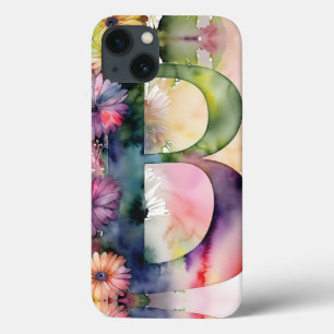 Personalisierter Buchstabe B: Elegantes Wasser Case-Mate iPhone Hülle