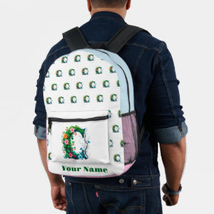 Personalisierter Buchstabe C Bedruckter Rucksack
