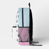 Personalisierter Buchstabe E Bedruckter Rucksack (Rechts)