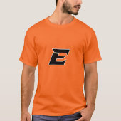 Personalisierter Buchstabe E T-Shirt (Vorderseite)