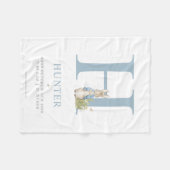 Personalisierter Buchstabe H Peter-Kaninchen-| Fleecedecke (Vorderseite (Horizontal))