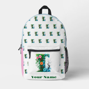 Personalisierter Buchstabe I Bedruckter Rucksack