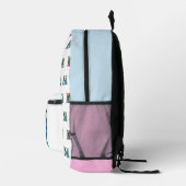 Personalisierter Buchstabe N Bedruckter Rucksack (Rechts)