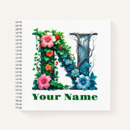 Personalisierter Buchstabe N Notizblock
