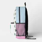 Personalisierter Buchstabe P Bedruckter Rucksack (Rechts)