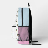 Personalisierter Buchstabe Q Bedruckter Rucksack (Rechts)