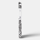 Personalisierter Buchstabe R Schwarz-weiße Tattoo- Case-Mate iPhone Hülle (Rückseite / Links)