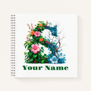 Personalisierter Buchstabe S Notizblock