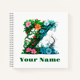 Personalisierter Buchstabe Z Notizblock