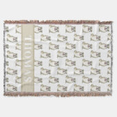 Personalisierter Bulldog (Brindle) Decke (Vorderseite)