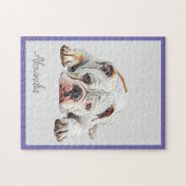 Personalisierter Bulldog Jigsaw Puzzle (Horizontal)