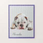 Personalisierter Bulldog Jigsaw Puzzle (Vertikal)