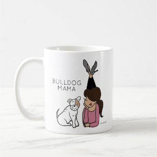 Personalisierter Bulldog-Mama-Kaffee-Tasse Kaffeetasse