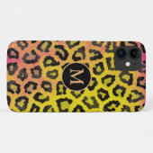 Personalisierter Bunter Tierdruck Case-Mate iPhone Hülle (Rückseite (Horizontal))