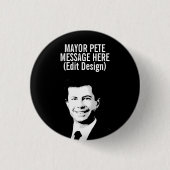 Personalisierter Bürgermeister Pete Button (Vorderseite)