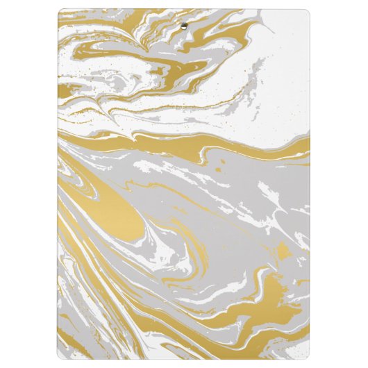 Personalisierter Büromarmor Klemmbrett (Rückseite)