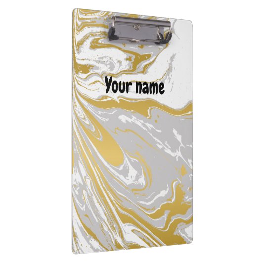 Personalisierter Büromarmor Klemmbrett (Rechts)